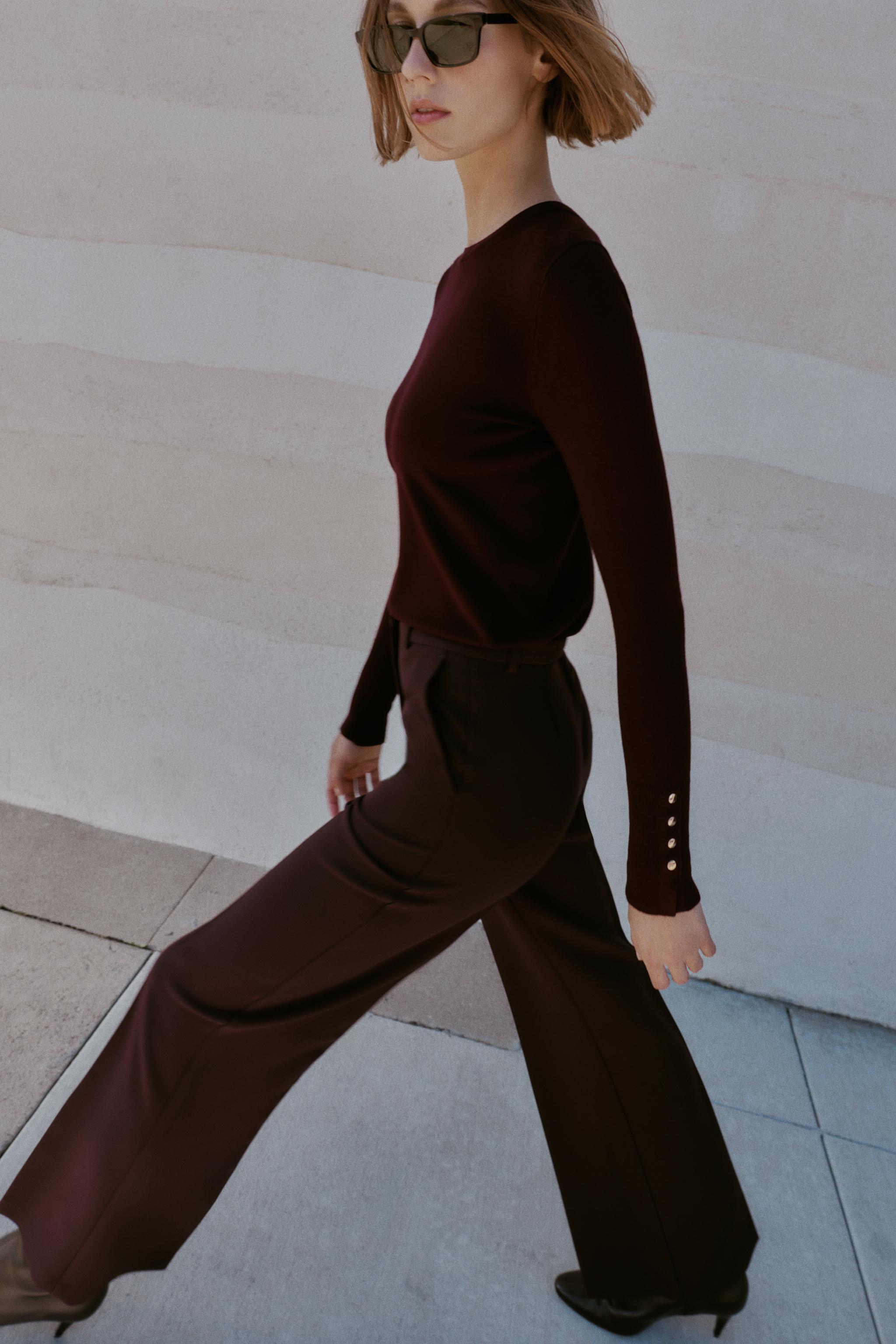 BASIC PLAIN KNIT JUMPER